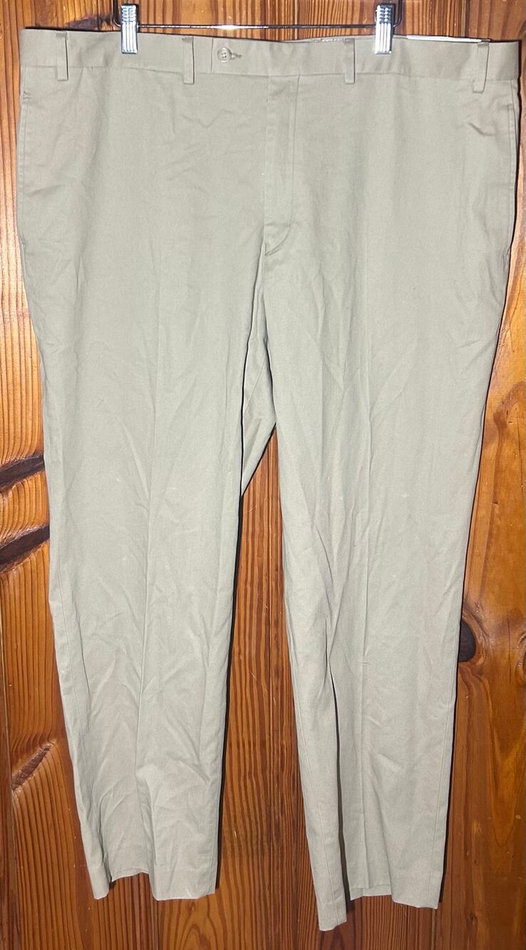 NWT Lauren Ralph Lauren Men’s khaki dress pants flat front size 42x30